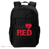 Go Red For Heart Disease Awareness Chd Wear Red Backpack thumb 0