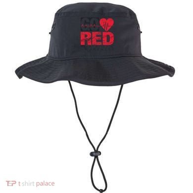 Go Red For Heart Disease Awareness Chd Wear Red Bucket Hat