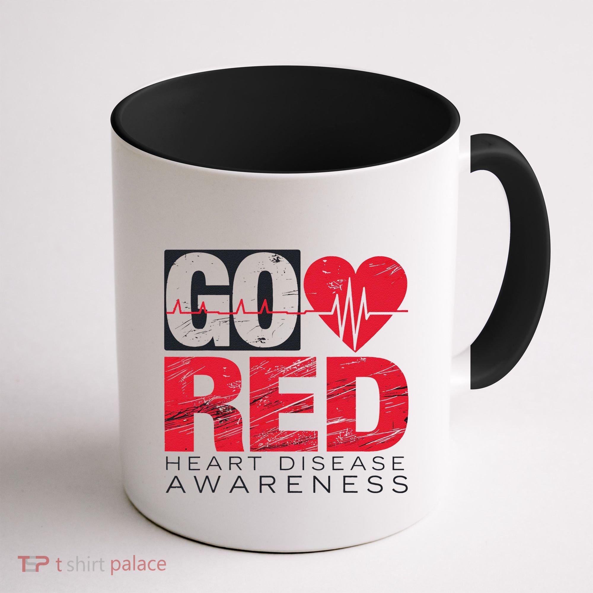 Go Red For Heart Disease Awareness Chd Wear Red Coffee Mug