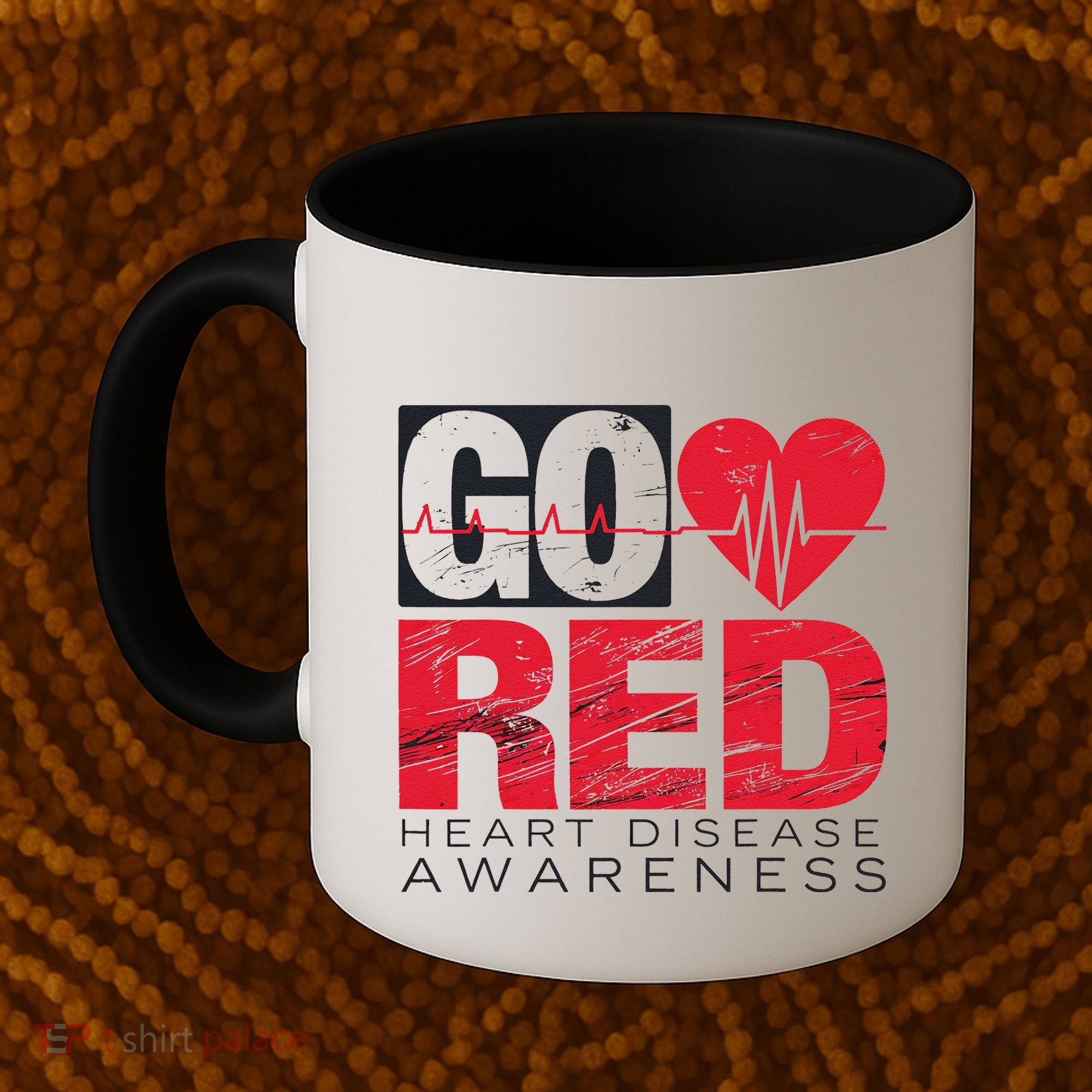 Go Red For Heart Disease Awareness Chd Wear Red Coffee Mug