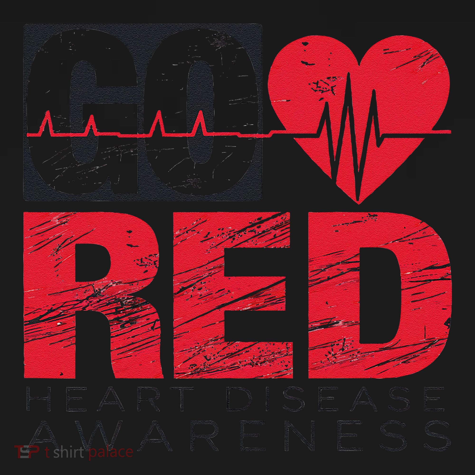 Go Red For Heart Disease Awareness Chd Wear Red Women's Hoodie