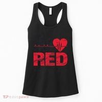 Go Red For Heart Disease Awareness Chd Wear Red Women's Tank Top thumb 0