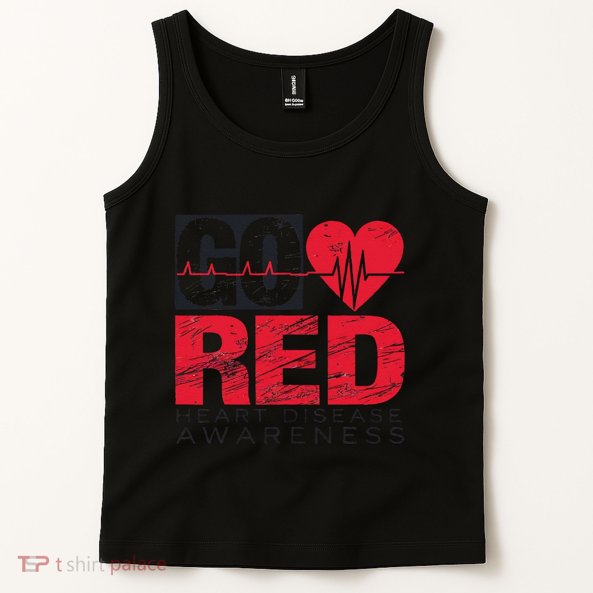 Go Red For Heart Disease Awareness Chd Wear Red Tank Top