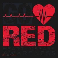 Go Red For Heart Disease Awareness Chd Wear Red Kids Sweatshirt thumb 2
