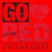 Go Red For Heart Disease Awareness Chd Wear Red Santa Hat thumb 1