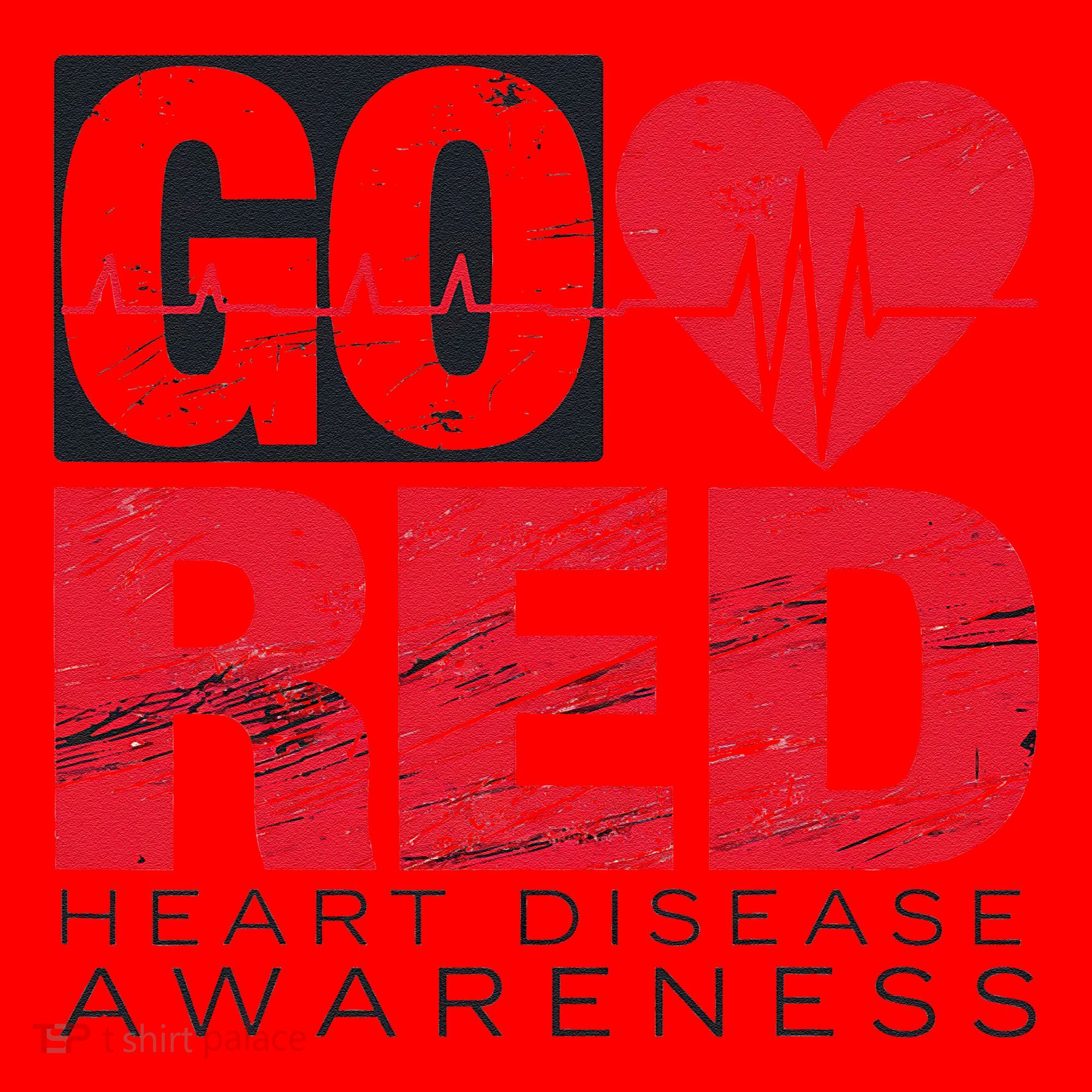 Go Red For Heart Disease Awareness Chd Wear Red Santa Hat