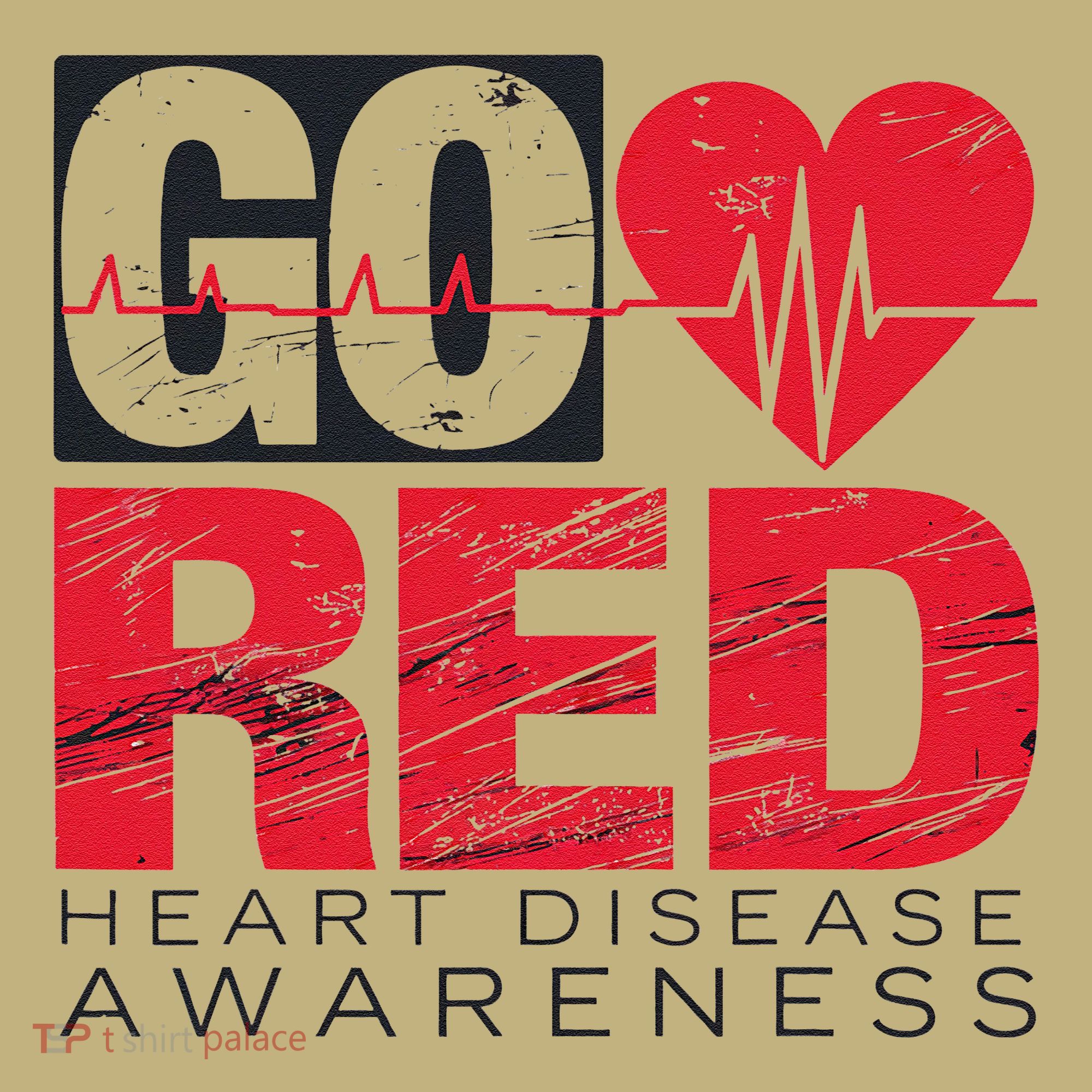 Go Red For Heart Disease Awareness Chd Wear Red Mousepad