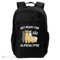Get Ready For The Alpacalypse Funny Alpaca Fan Gift Backpack thumb 0