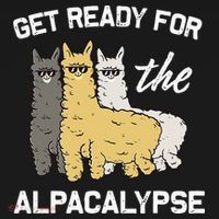Get Ready For The Alpacalypse Funny Alpaca Fan Gift Backpack thumb 2