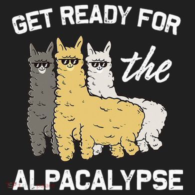 Get Ready For The Alpacalypse Funny Alpaca Fan Gift Women's Dry Zone Grid Polo