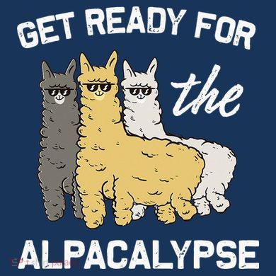 Get Ready For The Alpacalypse Funny Alpaca Fan Gift Doggie Tank