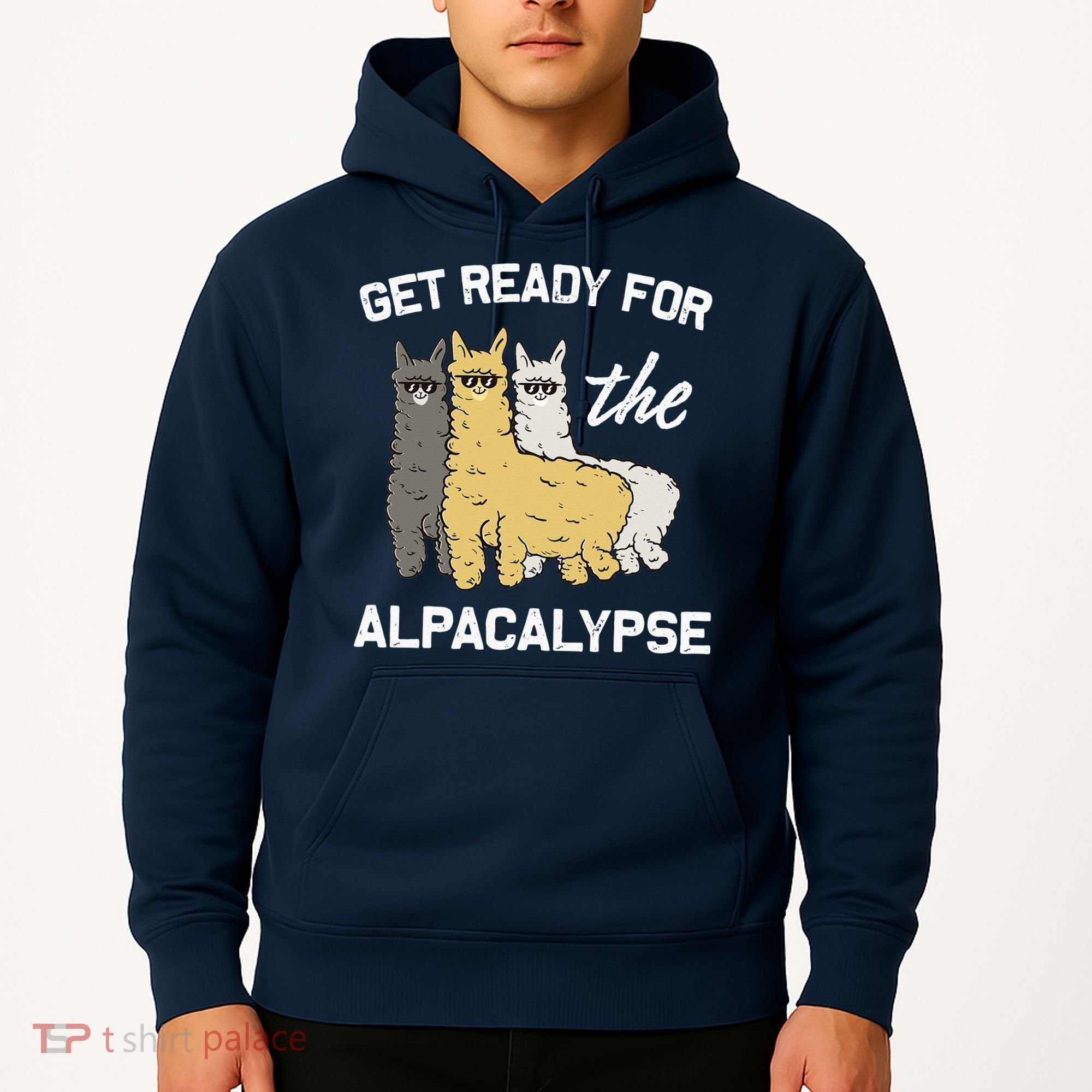 Get Ready For The Alpacalypse Funny Alpaca Fan Gift Hoodie