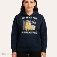 Get Ready For The Alpacalypse Funny Alpaca Fan Gift Hoodie thumb 5