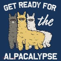 Get Ready For The Alpacalypse Funny Alpaca Fan Gift Hoodie thumb 7