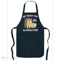Get Ready For The Alpacalypse Funny Alpaca Fan Gift Apron thumb 0