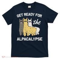 Get Ready For The Alpacalypse Funny Alpaca Fan Gift T-Shirt thumb 0