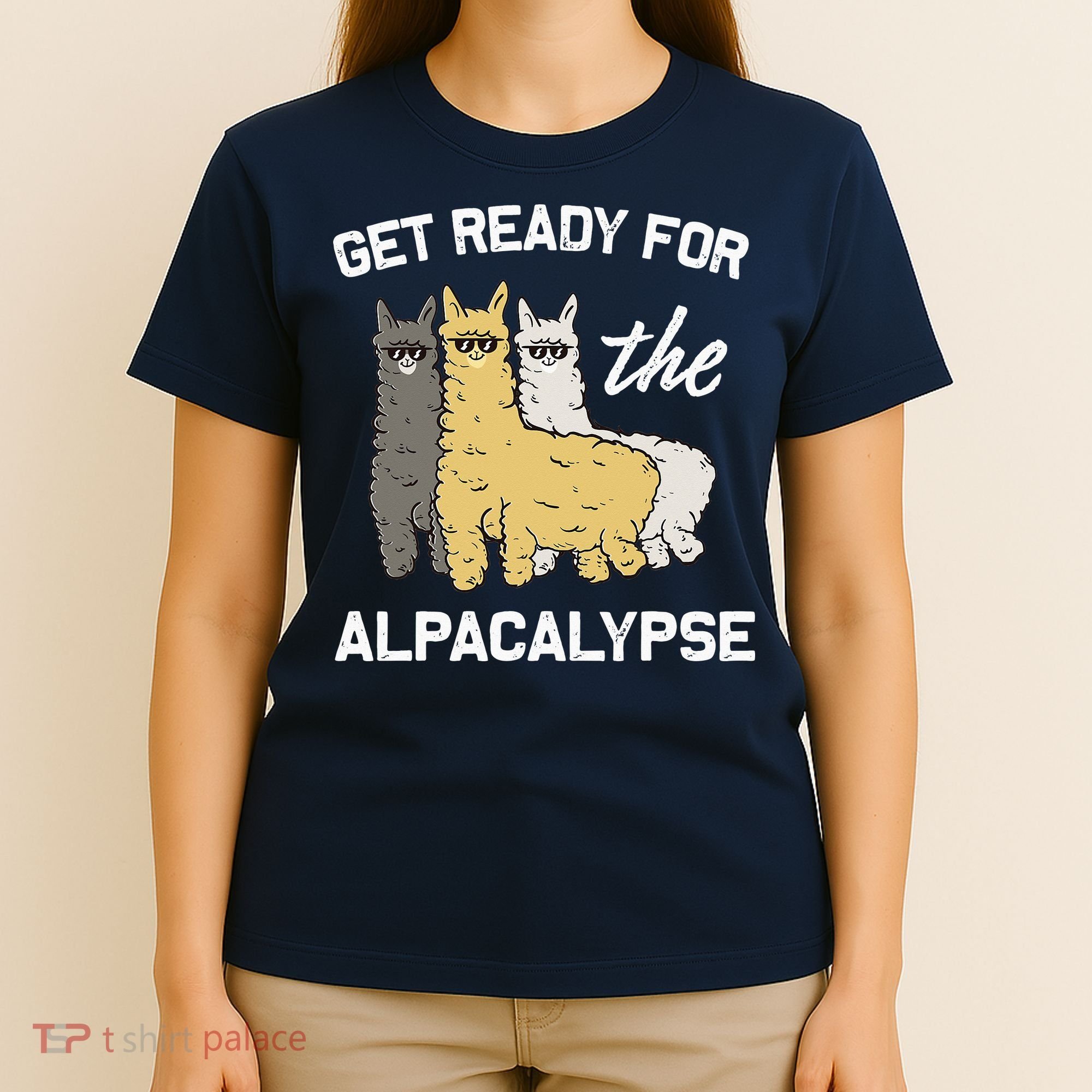 Get Ready For The Alpacalypse Funny Alpaca Fan Gift T-Shirt