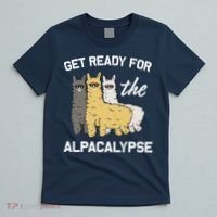 Get Ready For The Alpacalypse Funny Alpaca Fan Gift T-Shirt thumb 5