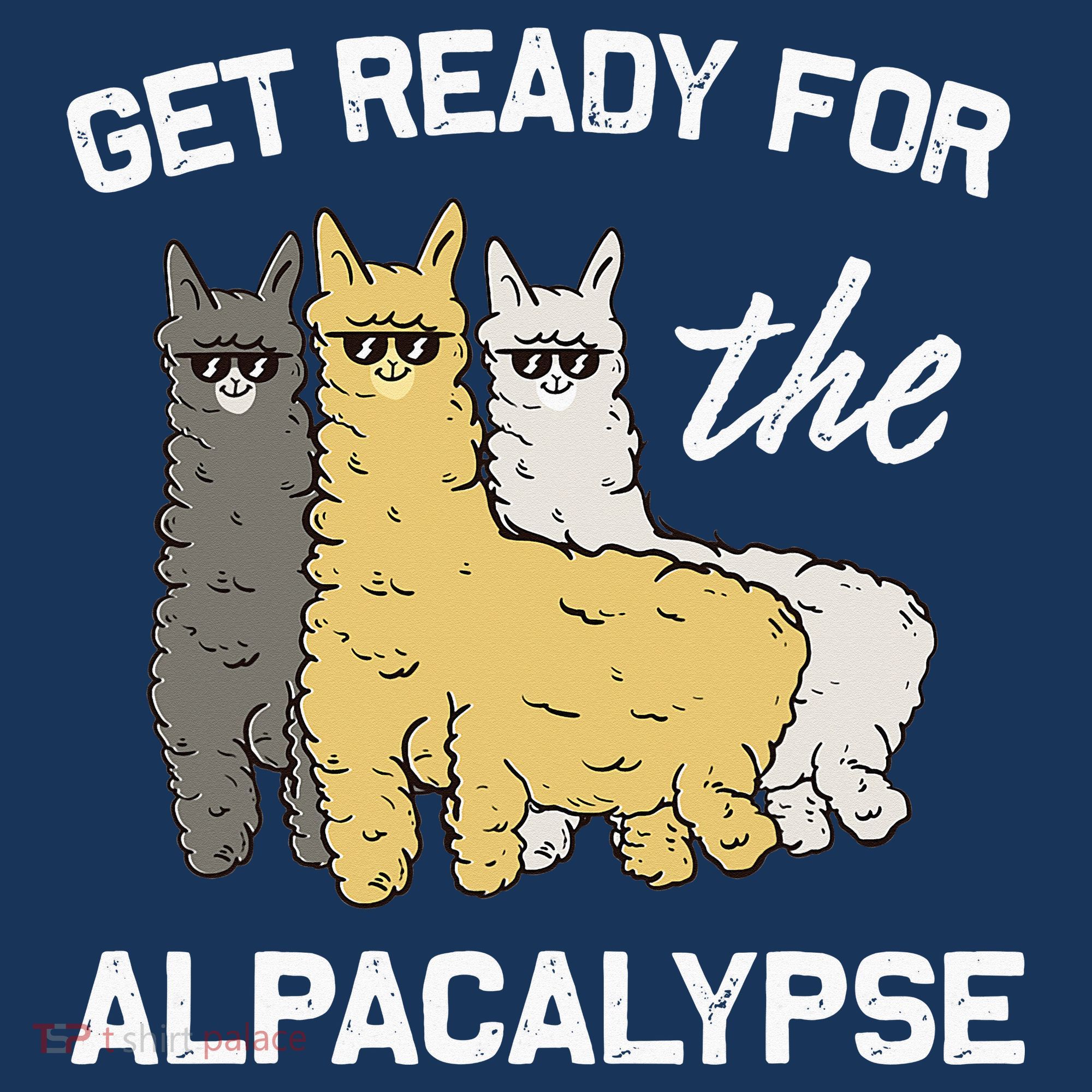 Get Ready For The Alpacalypse Funny Alpaca Fan Gift Mousepad
