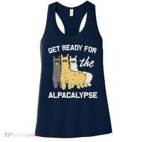 Get Ready For The Alpacalypse Funny Alpaca Fan Gift Women's Tank Top thumb 0