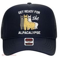 Get Ready For The Alpacalypse Funny Alpaca Fan Gift Hat thumb 0