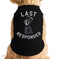 Grim Reaper Funny Dark Humor Mortician Last Responder Doggie Tank thumb 0