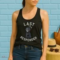 Grim Reaper Funny Dark Humor Mortician Last Responder Women's Tank Top thumb 2