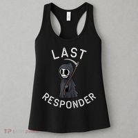 Grim Reaper Funny Dark Humor Mortician Last Responder Women's Tank Top thumb 3