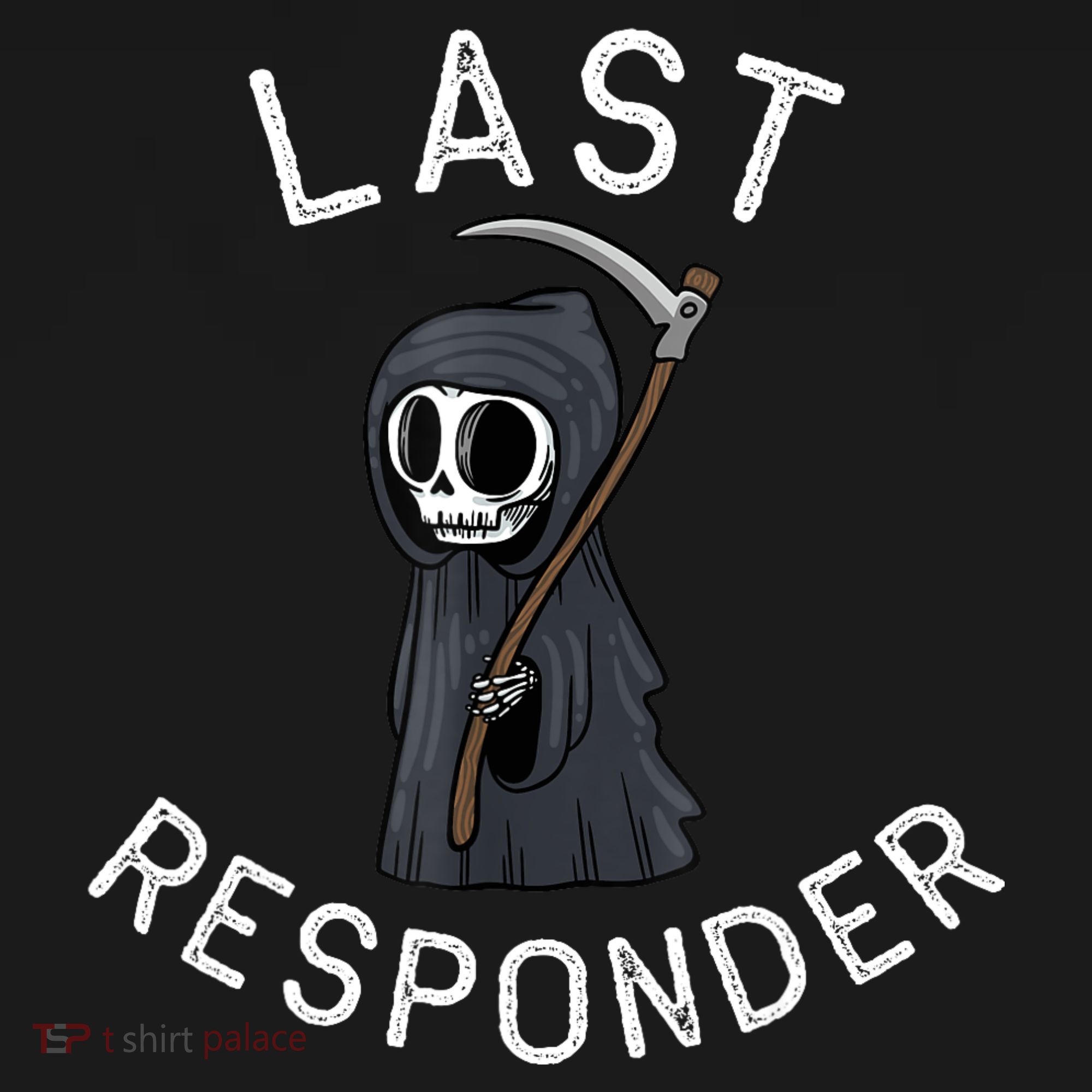 Grim Reaper Funny Dark Humor Mortician Last Responder Women's Tank Top