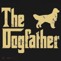 Golden Retriever Funny Dog The Dogfather Parody Women's Hoodie thumb 2