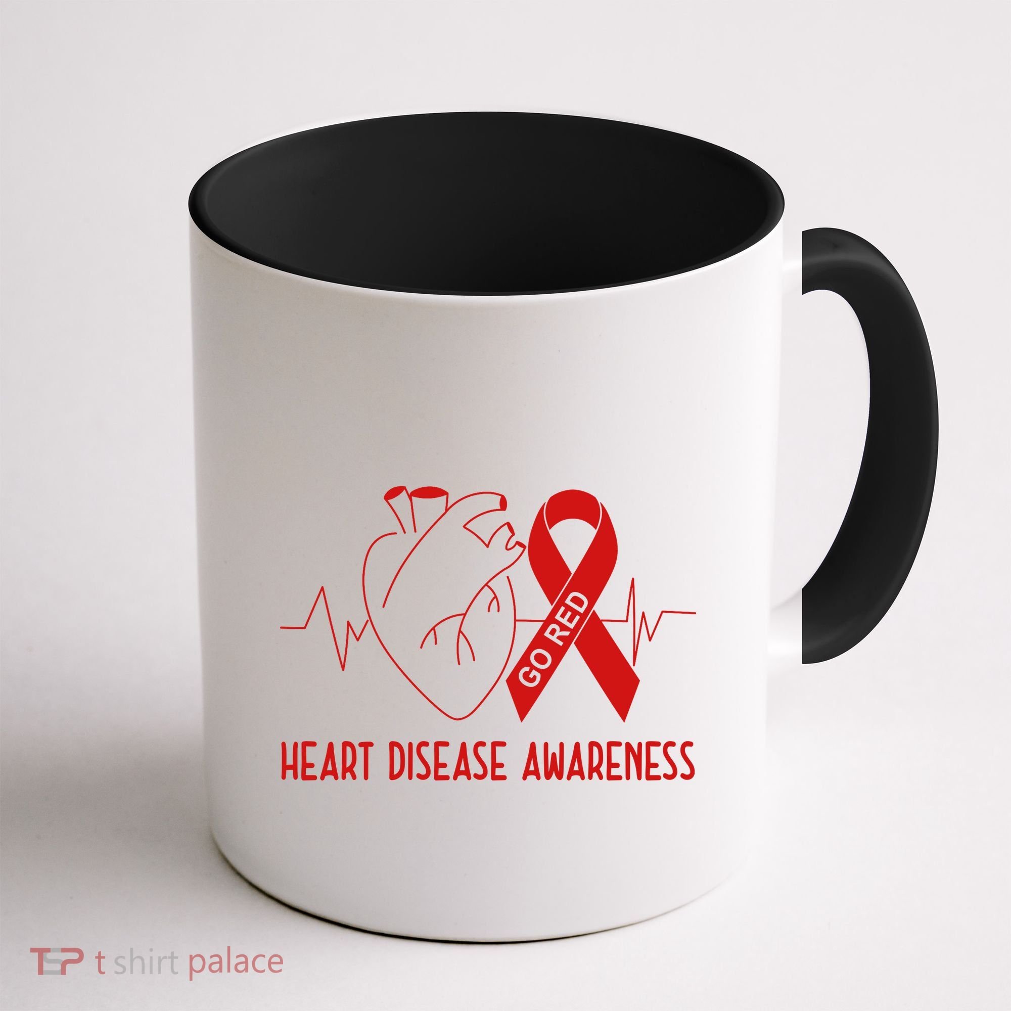Go Red For Heart Disease Awareness Coffee Mug