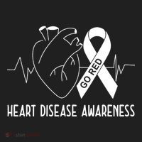Go Red For Heart Disease Awareness Golf Towel thumb 3