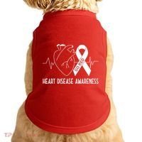 Go Red For Heart Disease Awareness Doggie Tank thumb 0