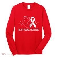 Go Red For Heart Disease Awareness Long Sleeve Shirt thumb 0