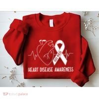Go Red For Heart Disease Awareness Sweatshirt thumb 2
