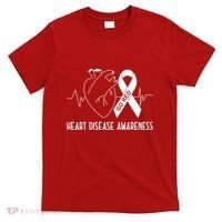 Go Red For Heart Disease Awareness T-Shirt thumb 0