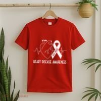 Go Red For Heart Disease Awareness T-Shirt thumb 2