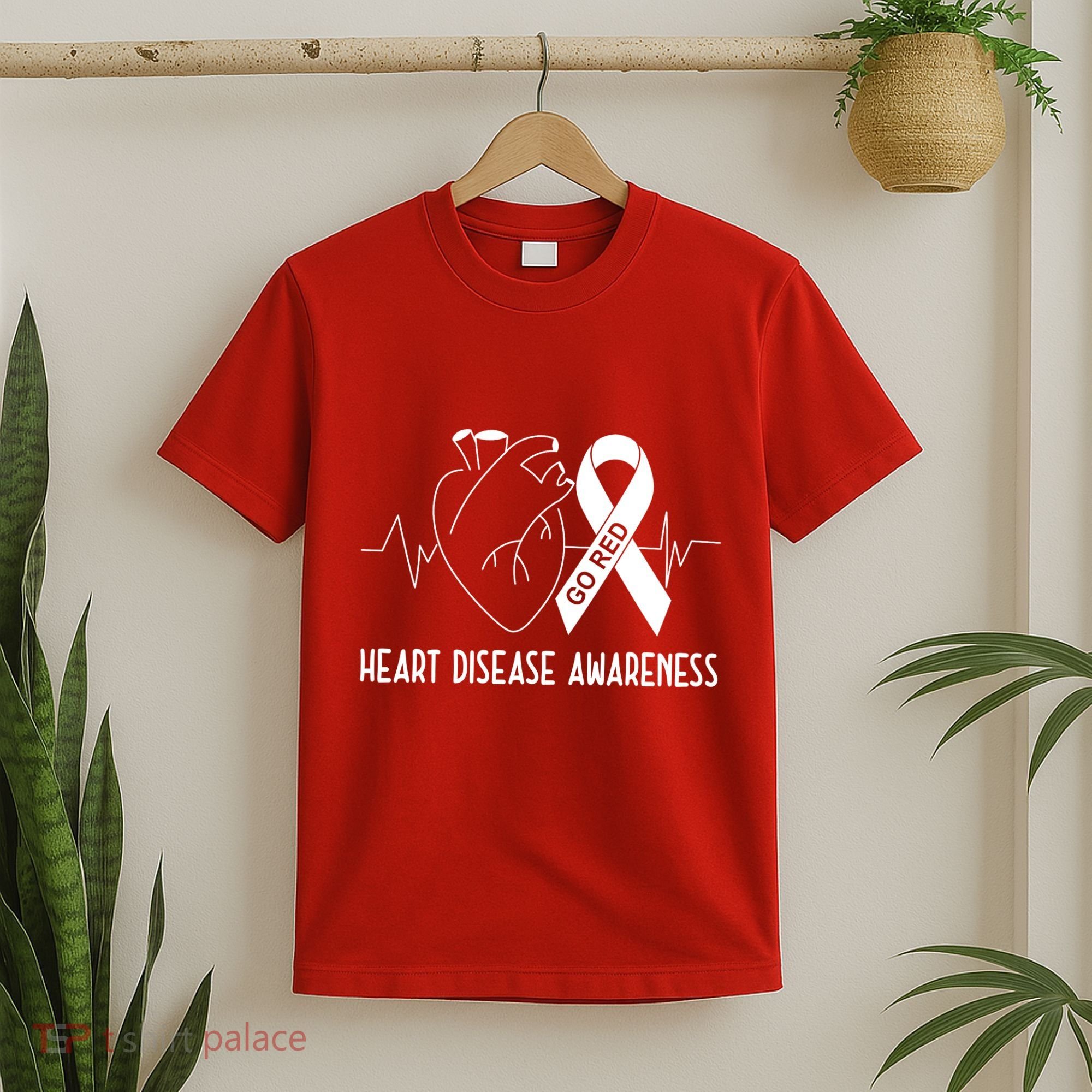 Go Red For Heart Disease Awareness T-Shirt