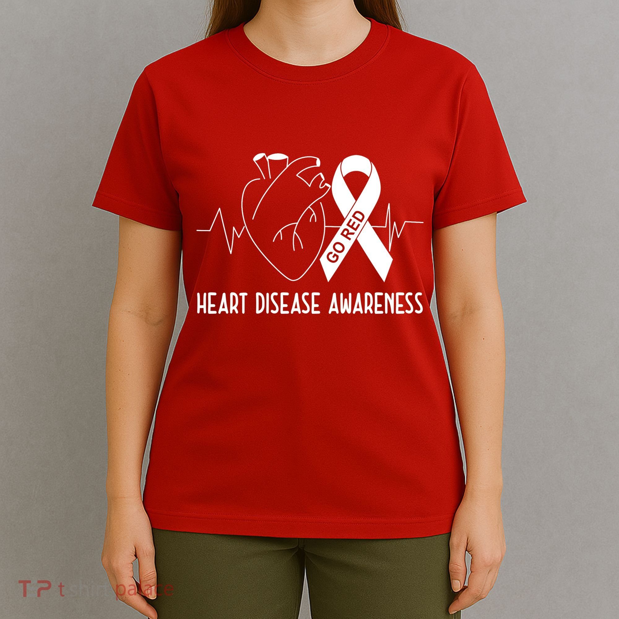 Go Red For Heart Disease Awareness T-Shirt