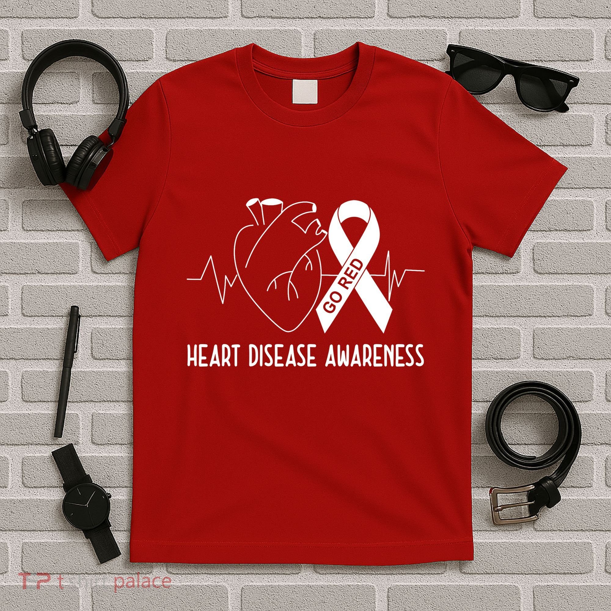 Go Red For Heart Disease Awareness T-Shirt