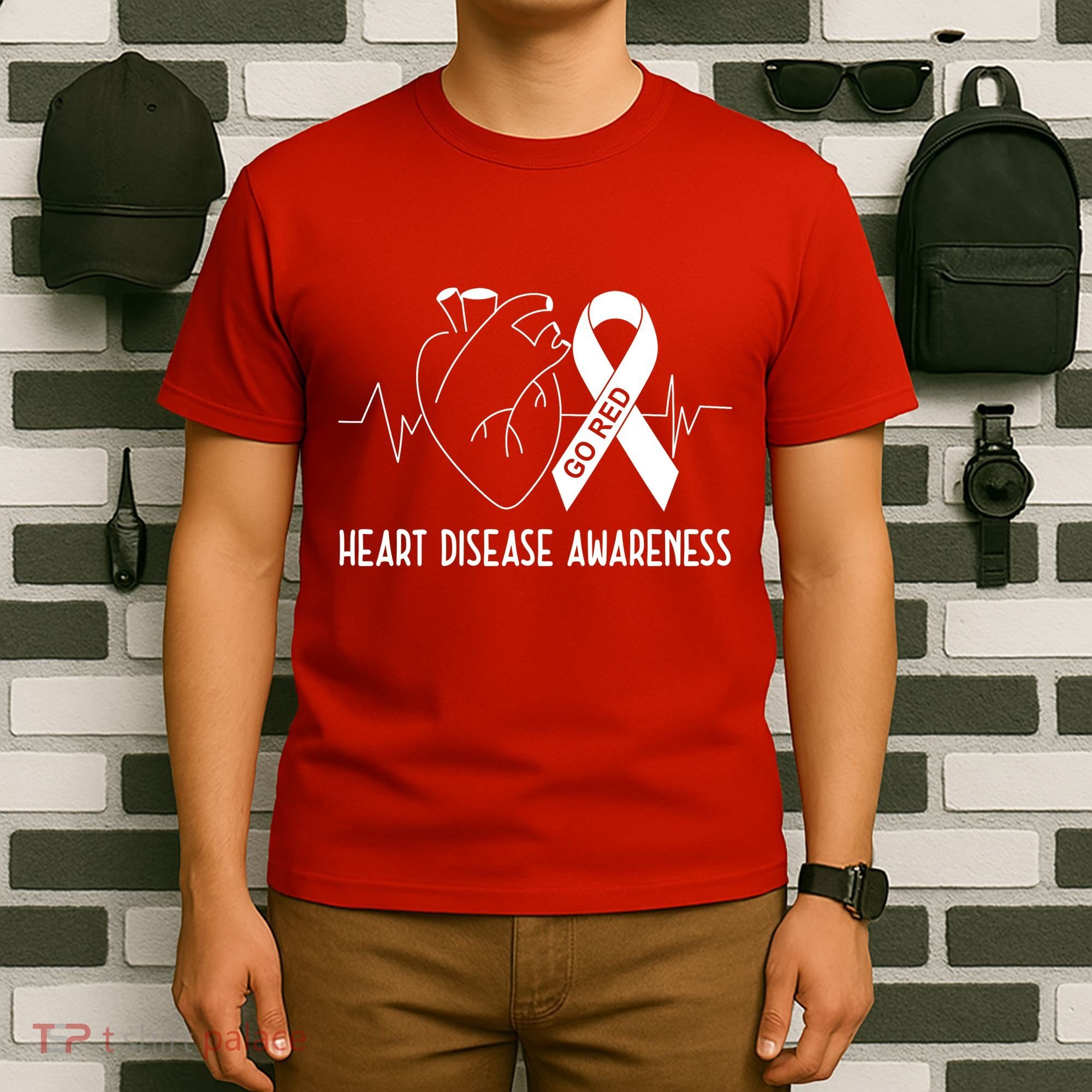 Go Red For Heart Disease Awareness T-Shirt
