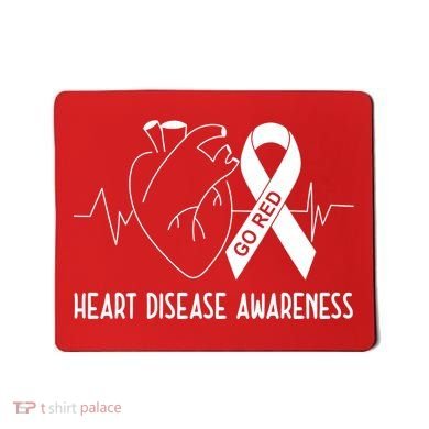 Go Red For Heart Disease Awareness Mousepad