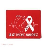 Go Red For Heart Disease Awareness Mousepad thumb 0