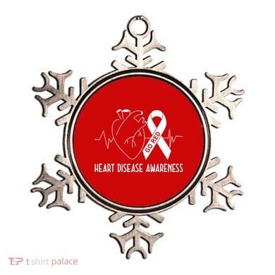Go Red For Heart Disease Awareness Ornament