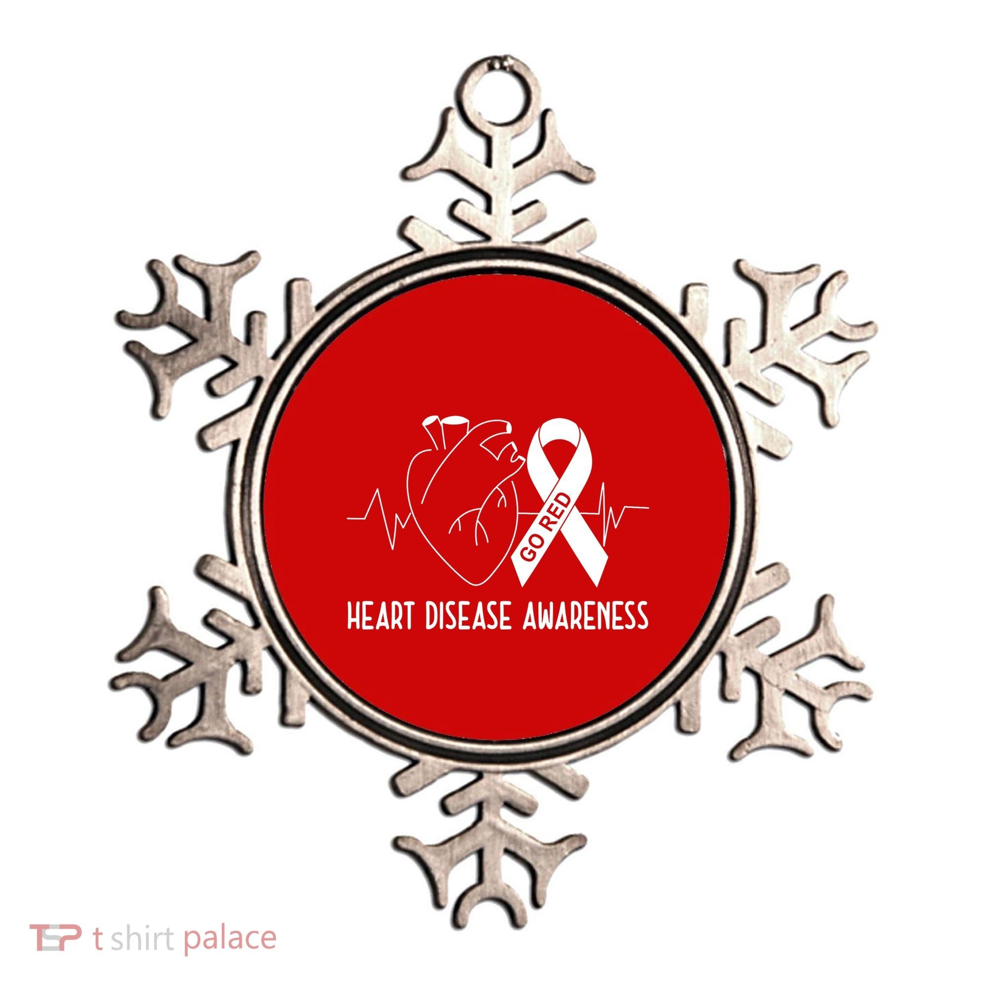 Go Red For Heart Disease Awareness Ornament