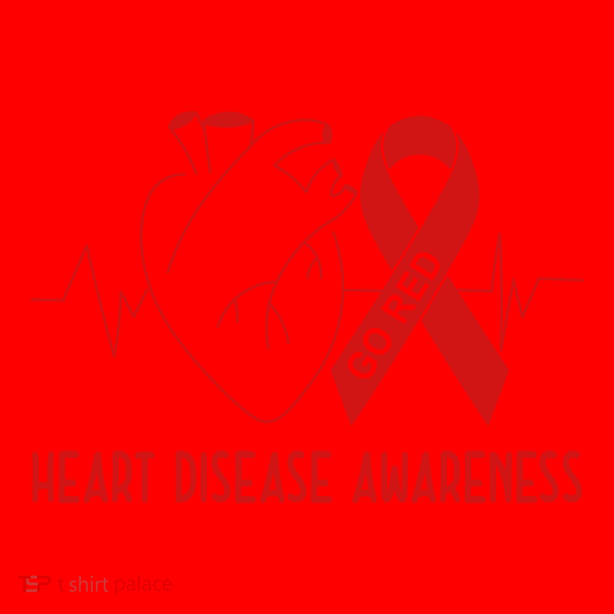 Go Red For Heart Disease Awareness Santa Hat