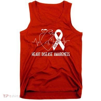 Go Red For Heart Disease Awareness Tank Top