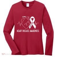 Go Red For Heart Disease Awareness Women's Long Sleeve Shirt thumb 0