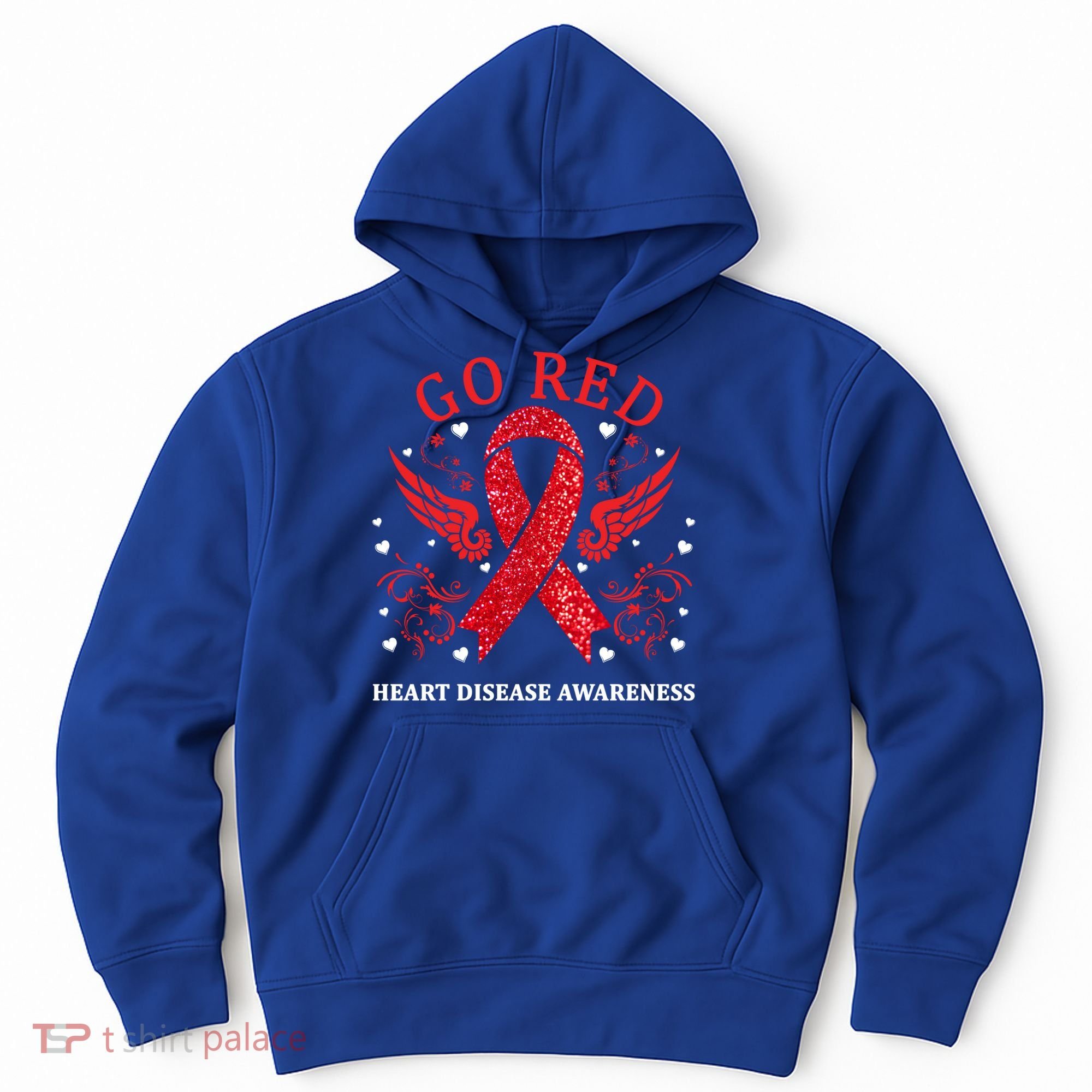 Go Red For Heart Disease Awareness In February Heart Month Gift Hoodie