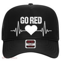 Go Red For Heart Disease Month Awareness Gift Hat thumb 0